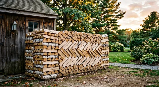 Укладка дров в Керчи, улица Дровяная, 31