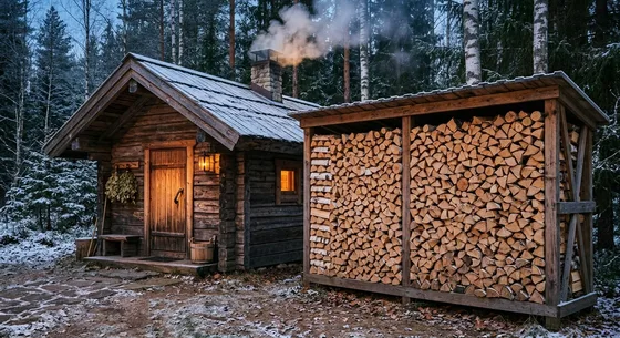 Укладка дров в Керчи, переулок Тенистая, 18